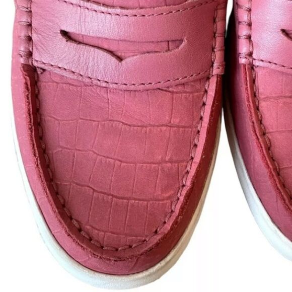 Cole Haan Nantucket Rose Wne Embossed Loafer NWB - Picture 6 of 9